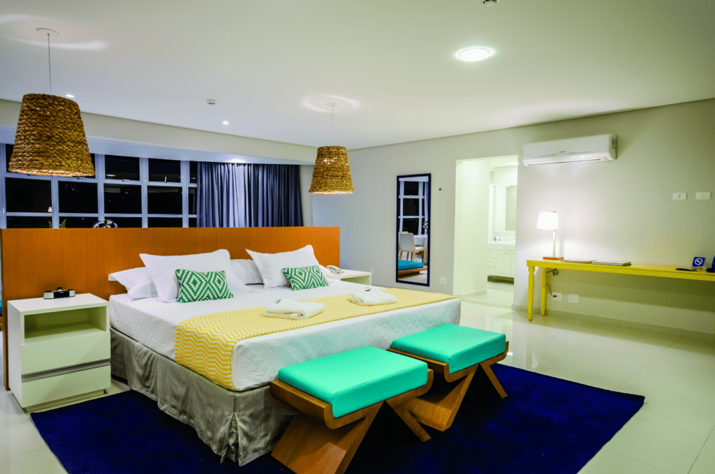 Quarto de casal Hotel Doral Guarujá