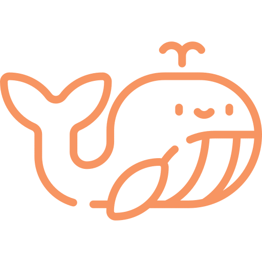 Serviços icone baleia